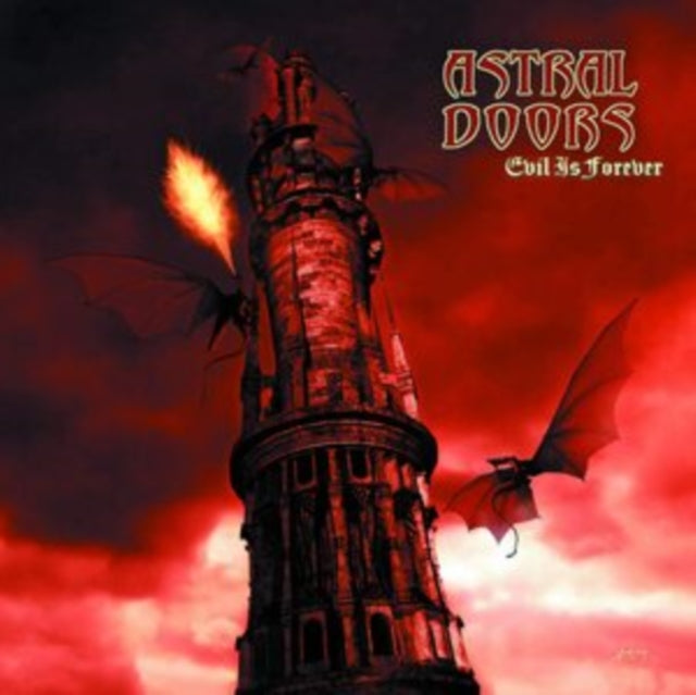 ASTRAL DOORS | EVIL IS FOREVER (RED VINYL) | VINYL RECORD (LP)