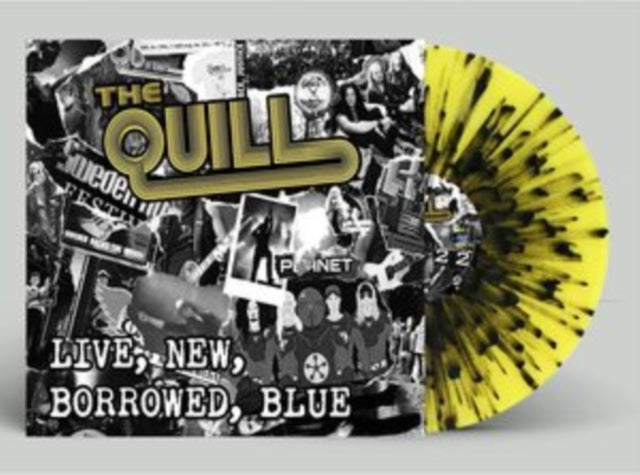 QUILL | LIVE, NEW, BORROWED, BLUE (BLACK YELLOW SPLATTER VINYL) | VINYL RECORD (LP)