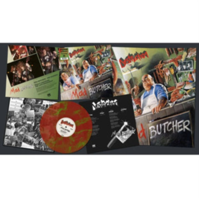 DESTRUCTION | MAD BUTCHER (MARBLED VINYL) | VINYL RECORD (LP)