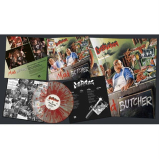 DESTRUCTION | MAD BUTCHER (SPLATTER VINYL) | VINYL RECORD (LP)