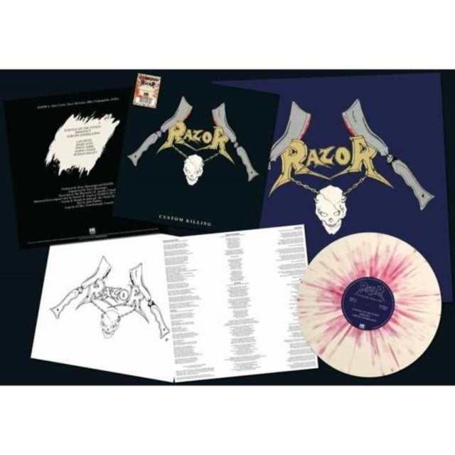 RAZOR | CUSTOM KILLING (SPLATTER VINYL) | VINYL RECORD (LP)