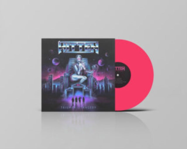 HITTEN | TRIUMPH & TRAGEDY (NEON PINK VINYL) | VINYL RECORD (LP)
