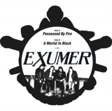 EXUMER | POSSESSED BY FIRE/A MORTAL IN BLACK (SHAPE PICTURE VINYL) | VINYL RECORD (LP)