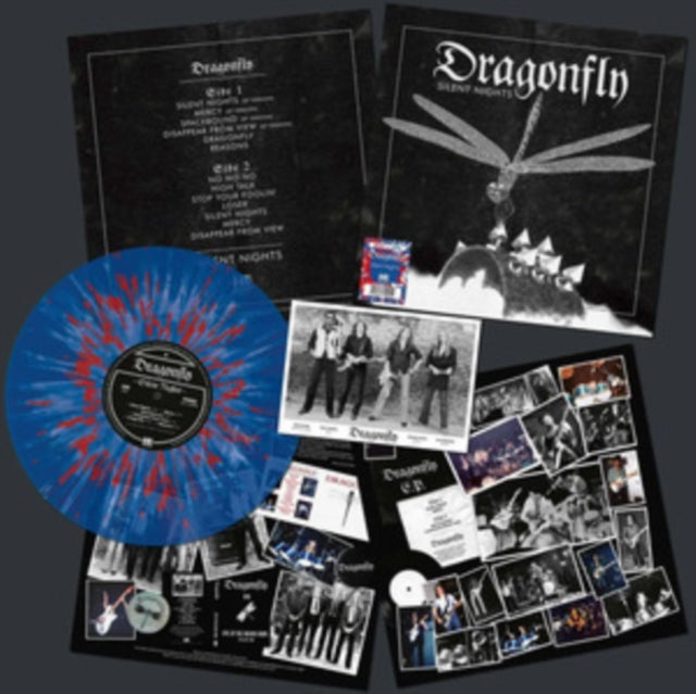DRAGONFLY | SILENT NIGHTS (BLUE W/ WHITE & RED SPLATTER VINYL) | VINYL RECORD (LP)