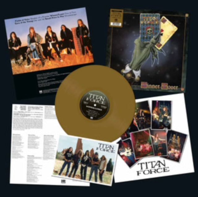 TITAN FORCE | WINNER / LOSER (GOLD VINYL) | VINYL RECORD (LP)