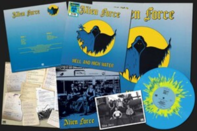 ALIEN FORCE | HELL & HIGH WATER (SPLATTER VINYL) | VINYL RECORD (LP)