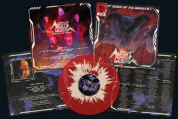 NIGHT COBRA | DAWN OF THE SERPENT (RED/BONE SPLATTER VINYL) | VINYL RECORD (LP)