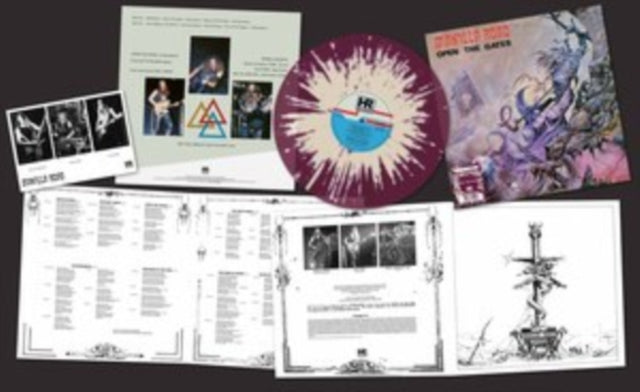 MANILLA ROAD | OPEN THE GATES (PURPLE/BONE SPLATTER VINYL) | VINYL RECORD (LP)