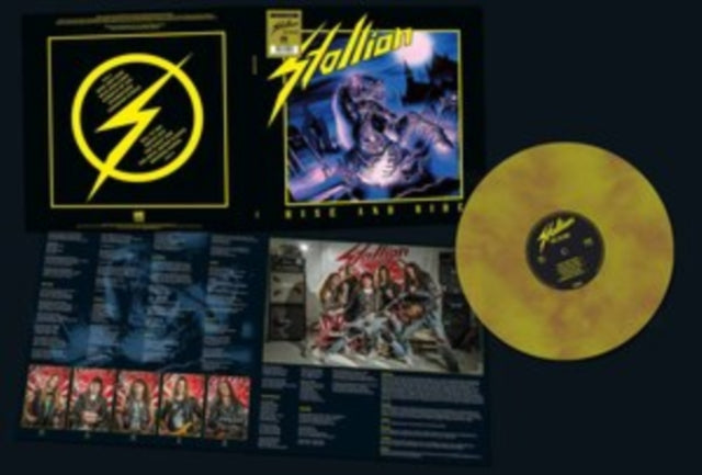 STALLION | RISE & RIDE (YELLOW/PURPLE MARBLED VINYL) | VINYL RECORD (LP)