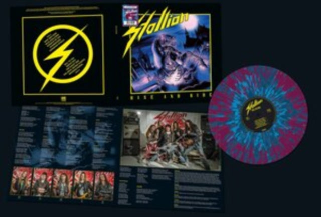 STALLION | RISE & RIDE (PURPLE/BLUE SPLATTER VINYL) | VINYL RECORD (LP)