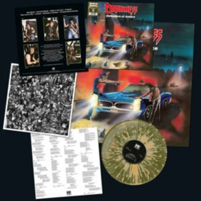 DARKNESS | DEFENDERS OF JUSTICE (SPLATTER VINYL) | VINYL RECORD (LP)