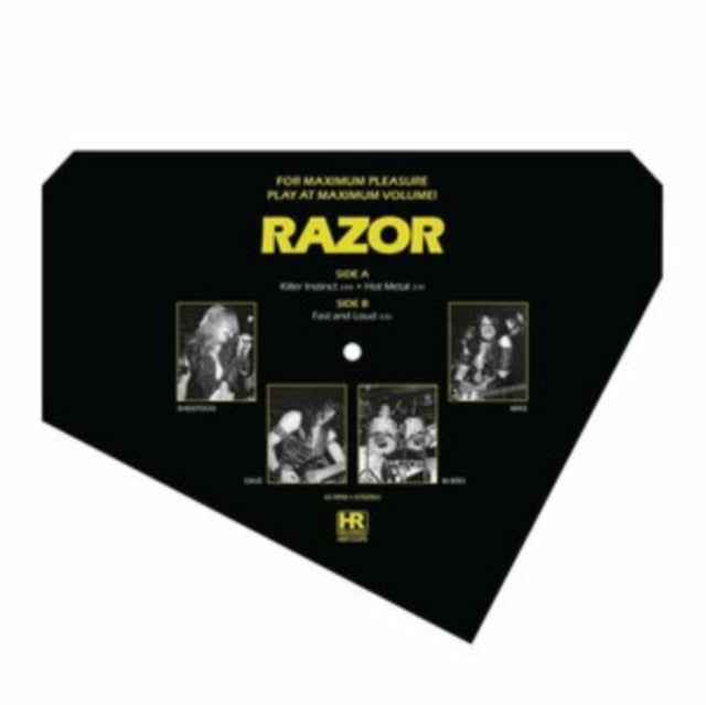 RAZOR | FAST & LOUD - SHAPE (COLOR VINYL) | VINYL RECORD (LP)
