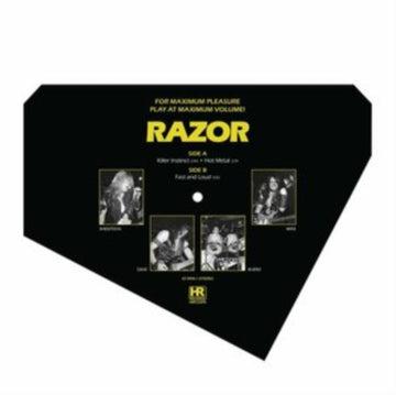 RAZOR | FAST & LOUD - SHAPE (COLOR VINYL) | VINYL RECORD (LP)
