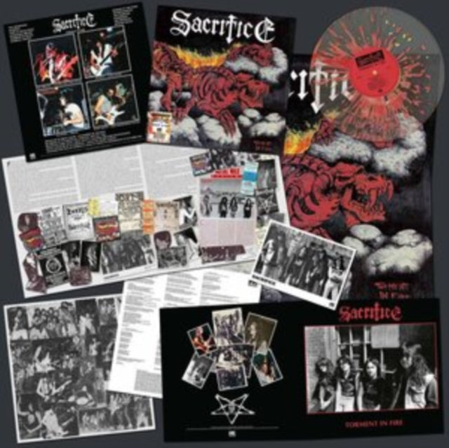 SACRIFICE | TORMENT IN FIRE (CLEAR RED/YELLOW VINYL) | VINYL RECORD (LP)