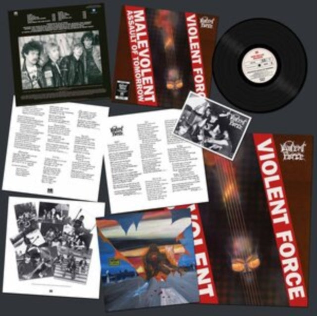 VIOLENT FORCE | MALEVOLENT ASSAULT OF TOMORROW (BLACK VINYL) | VINYL RECORD (LP)