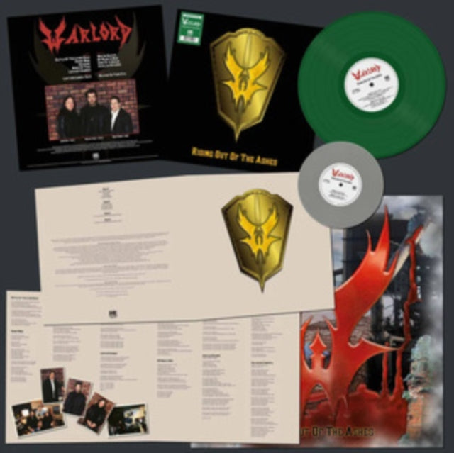 WARLORD | RISING OUT OF THE ASHES (EVERGREEN VINYL) | VINYL RECORD (LP)