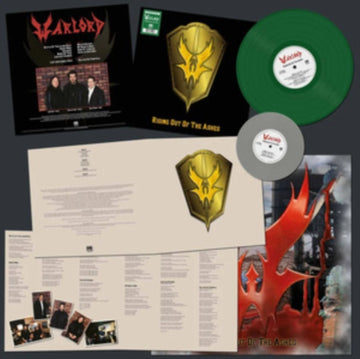 WARLORD | RISING OUT OF THE ASHES (EVERGREEN VINYL) | VINYL RECORD (LP)