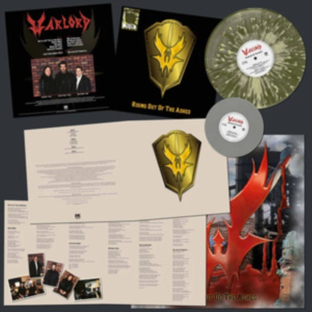 WARLORD | RISING OUT OF THE ASHES (GREEN/YELLOW SPLATTER VINYL) | VINYL RECORD (LP)
