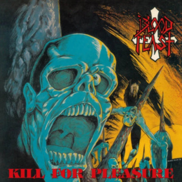 BLOOD FEAST | KILL FOR (AQUA BLUE/ORANGE MIX VINYL) | VINYL RECORD (LP)