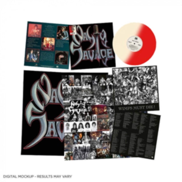 NASTY SAVAGE | NASTY SAVAGE (BONE & RED BI-COLOR VINYL) | VINYL RECORD (LP)
