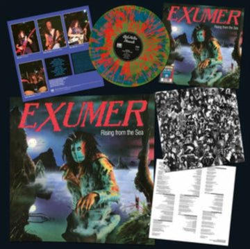 EXUMER | RISING FROM THE SEA (OLIVE GREEN/AQUA BLUE MIXED W/ RED SPLATTER VINYL) | VINYL RECORD (LP)