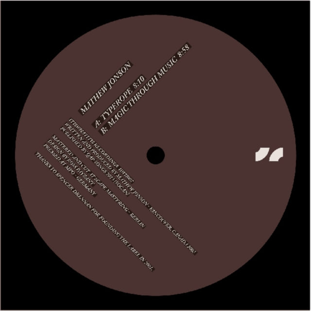 JONSON, MATHEW | TYPEROPE EP | 12IN VINYL