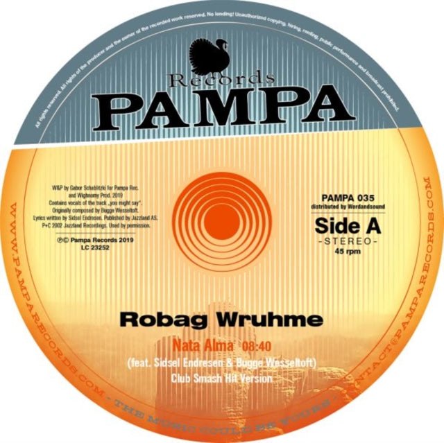 WRUHME, ROBAG | NATA ALMA/VENQ TOLEP | 12IN VINYL