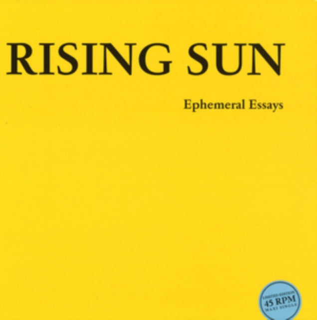 RISING SUN | EPHEMERAL ESSAYS | 12IN VINYL