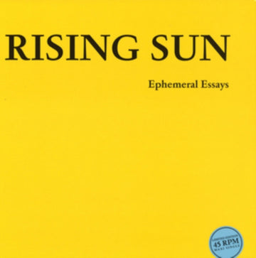 RISING SUN | EPHEMERAL ESSAYS | 12IN VINYL