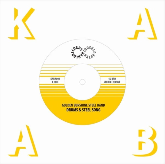 GOLDEN SUNSHINE STEEL BAND | DRUMS & STEEL SONG | 7IN VINYL