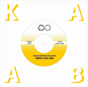 GOLDEN SUNSHINE STEEL BAND | DRUMS & STEEL SONG | 7IN VINYL