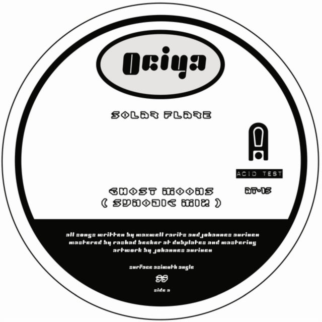 OCIYA AKA PATRICIA & TIN MAN | ACID TEST 015 | 12IN VINYL
