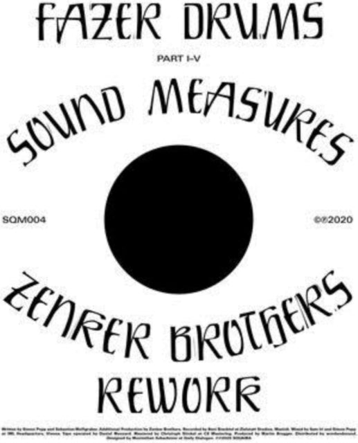FAZER DRUMS | SOUND MEASURES | 12IN VINYL