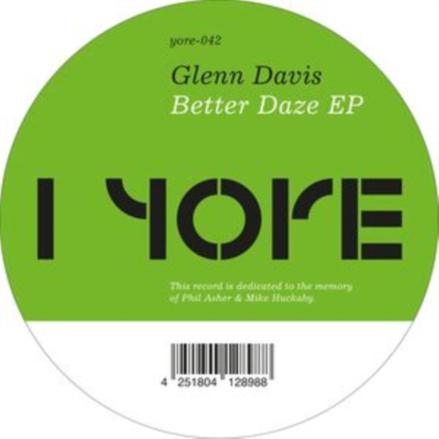 DAVIS,  GLENN | BETTER DAZE EP | 12IN VINYL