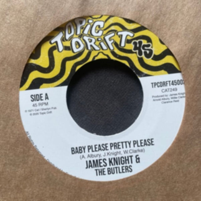 KNIGHT, JAMES & THE BUTLERS | BABY PLEASE PRETTY PLEASE/SPACE GUITAR | 7IN VINYL