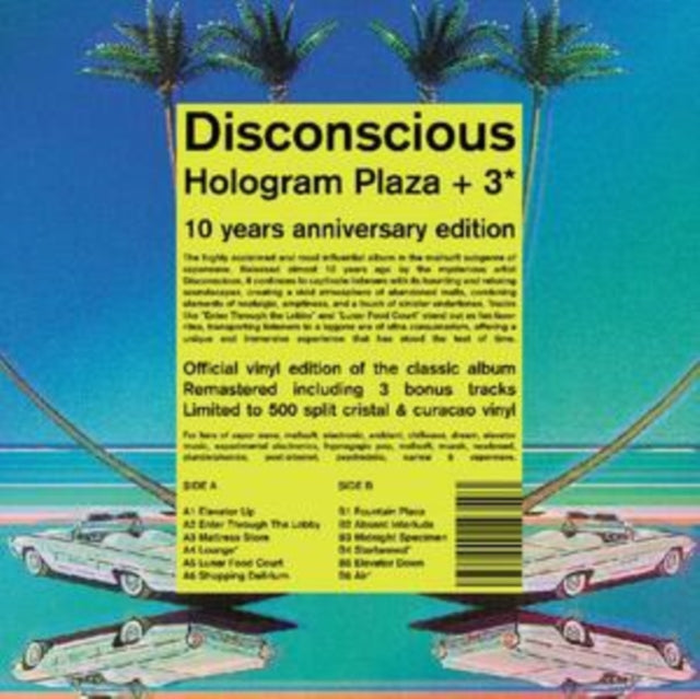 DISCONSCIOUS | HOLOGRAM PLAZA + 3 | VINYL RECORD (LP)