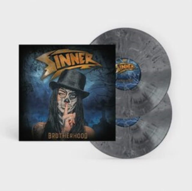SINNER | BROTHERHOOD (WHITE/BLACK MARBLE VINYL/2LP) | VINYL RECORD (LP)