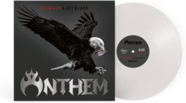 ANTHEM | CRIMSON & JET BLACK (WHITE VINYL) | VINYL RECORD (LP)