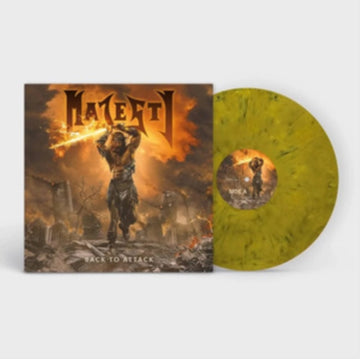 MAJESTY | BACK TO ATTACK (ORANGE & WHITE MARBLED VINYL) (IMPORT) | VINYL RECORD (LP)
