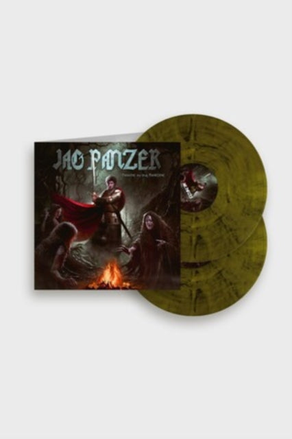 JAG PANZER | THANE TO THE THRONE (2LP/YELLOW/BLACK MARBLED VINYL) | VINYL RECORD (LP)