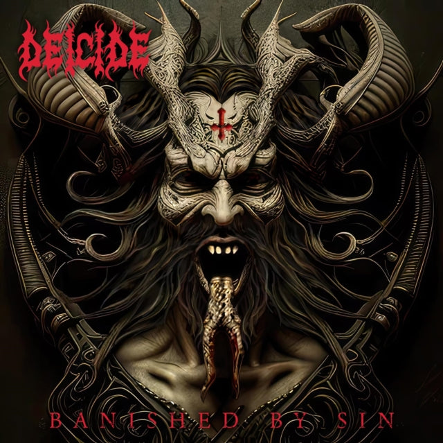 DEICIDE | BANISHED BY SIN (OPAQUE RED VINYL) | VINYL RECORD (LP)