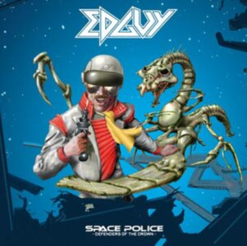 SPACE POLICE - DEFENDERS OF THE CROWN (BLUE BLACK & WHITE MARBLED VINYL/2LP) | VINYL RECORD (LP)