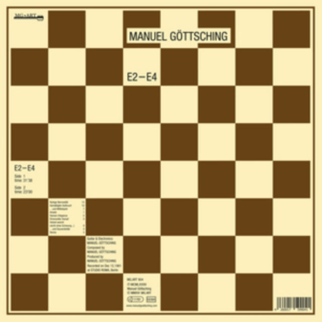 GOTTSCHING, MANUEL | E2-E4 (35TH ANNIVERSARY EDITION) | VINYL RECORD (LP)