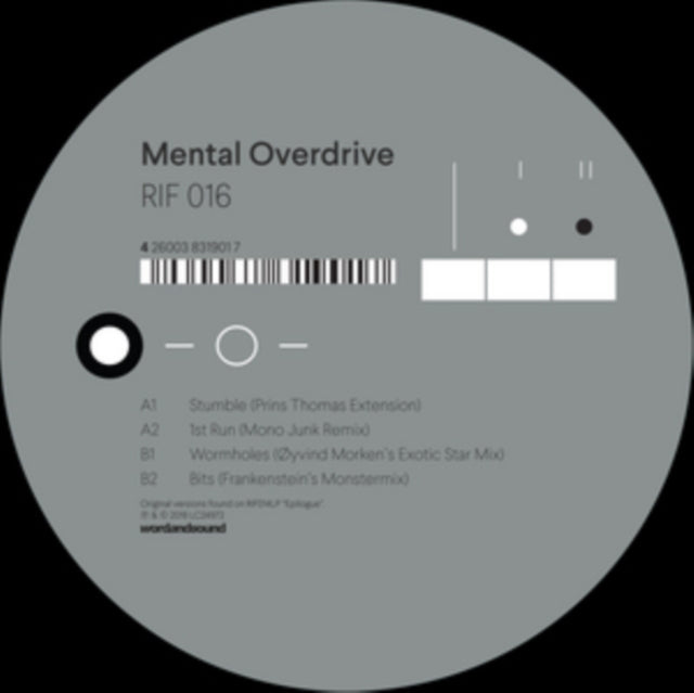 MENTAL OVERDRIVE | EPILOGUE - REMIXES PART 2 | 12IN VINYL