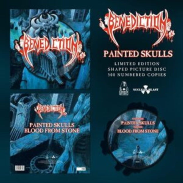 BENEDICTION | PAINTED SKULLS (PICTURE DISC) | VINYL RECORD (LP)