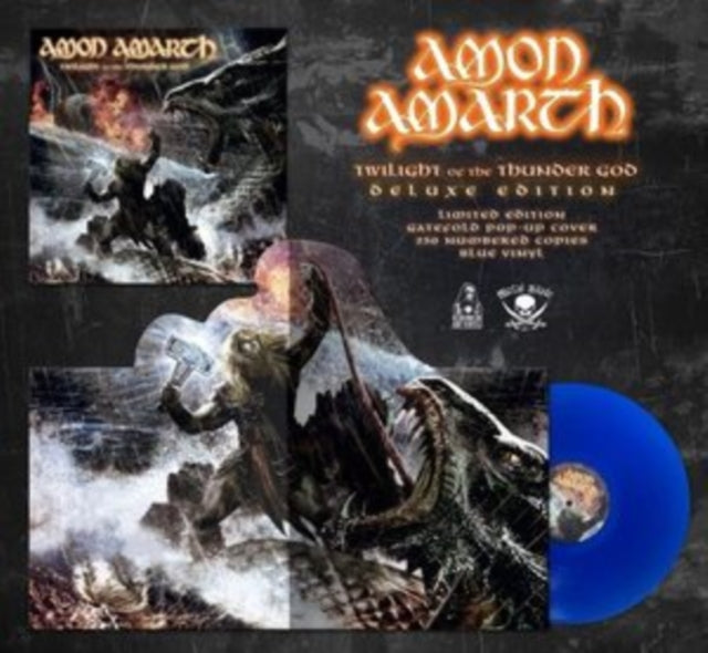 AMON AMARTH | TWILIGHT OF THE THUNDER GOD (BLUE & CLEAR VINYL) | VINYL RECORD (LP)