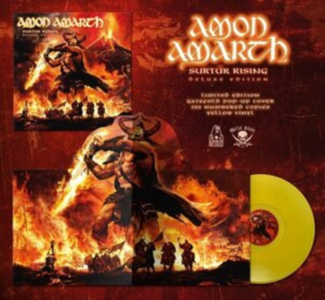 AMON AMARTH | SURTUR RISING (RED & YELLOW VINYL) | VINYL RECORD (LP)