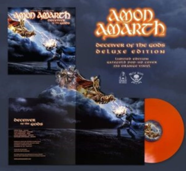AMON AMARTH | DECEIVER OF THE GODS (ORANGE & BLUE VINYL) | VINYL RECORD (LP)