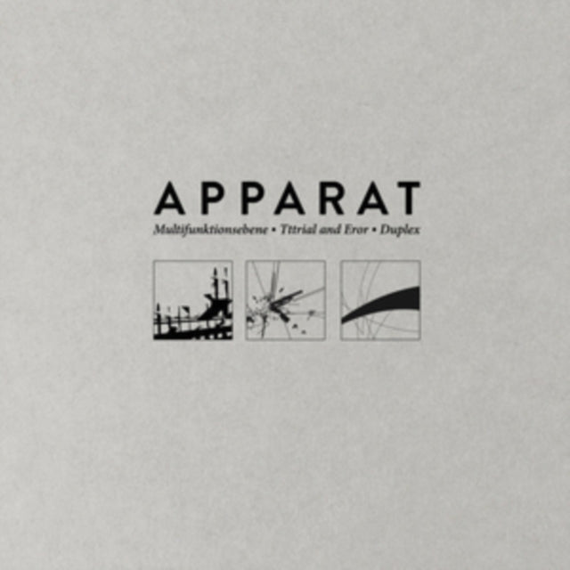 APPARAT | MULTIFUNKTIONSEBENE, TTTRIAL & EROR, DUPLEX (3LP) | VINYL RECORD (LP)