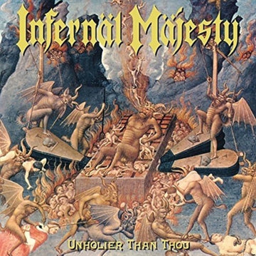 INFERNAL MAJESTY | UNHOLIER THAN THOU 1998 (PISS YELLOW VINYL + 7) | VINYL RECORD (LP)